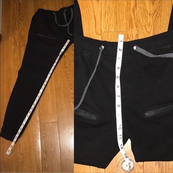 Vintage 90s ROCAWEAR Cargo Jogger Pants Black zipper details size M - Picture 8 of 9